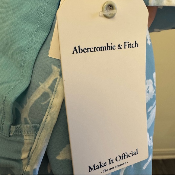 Abercrombie & Fitch Women's Ruched Midi Dress NWT - Picture 12 of 13